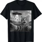 Alien Cat Selfie UFO Gifts Men Women Graphic Tees Funny Cat T-Shirt Alien Cat Selfie UFO Gifts Men Women Graphic Tees Funny Cat T-Shirt