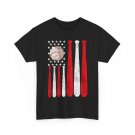 American Flag Baseball T-Shirt, Sports Fans Baseball Lovers Women Men Shirt