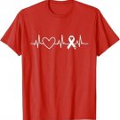 American Heart Disease Awareness Month Ribbon Go Red Heart T-Shirt
