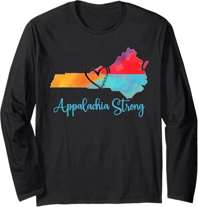 Appalachia Strong NC Mountains Long Sleeve T-Shirt