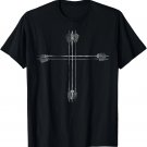 Archery Bow Archer Faith Jesus Christian Cross Arrow Vintage T-Shirt