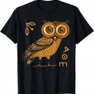Athena's Owl - Greek Mythology - Ancient Greece T-Shirt Gift Full Size S-4XL
