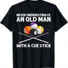Best Billiard Art for Grandpa Men Billiard Lover Pool Player Gift Unisex T-Shirt
