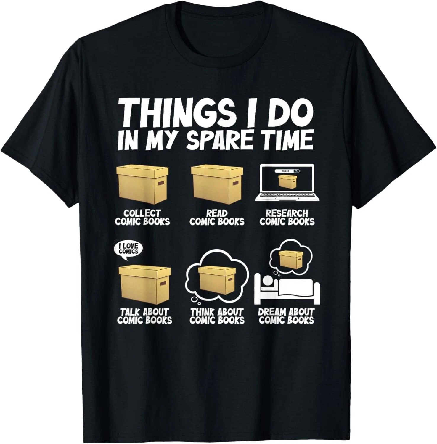 Best Comic Book Design For Men Women Comic Book Collectors Gift Unisex T-Shirt