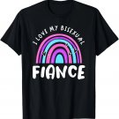 Bisexual Pride Flag Bi Flag I Love My Bisexual Fiance T-Shirt