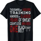 Black Belt Taekwondo Gifts Mixed Martial Arts Training Cool Gift Unisex T-Shirt