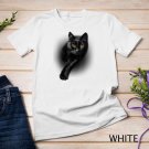 Black Cat Yellow Eyes T-Shirt Cats Tee Shirt Gifts Unisex T-shirt