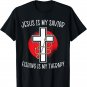 Blood Donor Saved My Life Funny Faith Saying Jesus Bible T-Shirt