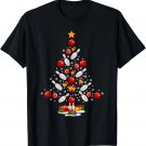 Bowling Christmas Tree Funny Bowling Lovers Novelty T-Shirt