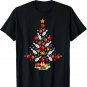 Bowling Christmas Tree Funny Bowling Lovers Novelty T-Shirt