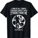Can Do All Things Soccer Football Christian Men Women Kids T-Shirt