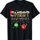 Chestnuts Matching Family Funny Chest Nuts Christmas Couples T-Shirt