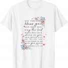 Christian Jesus Lovers Bible Numbers 6_24-26 Lord Bless You T-Shirt
