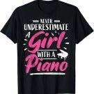Cute Girl Piano Player Woman Pianist Musician Saying T-Shirt
