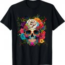 Dia De Los Muertos Costume Womens Day Of Dead Sugar Skull T-Shirt