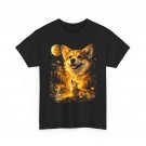 Dog Art Shirt, Corgi Howling at The Moon Dogs Lovers T-Shirt