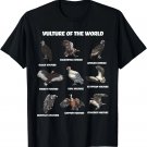 Vultures Of The World Educational Animal Bird Wildlife Gift Unisex T-Shirt
