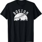 Vintage Boston Massachusetts Skyline Apparel T-Shirt