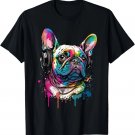French Bulldog Shirt Love Is Cute Frenchie Dog Mom Gifts T-Shirt