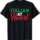 Funny Italian At Heart Quote Italy Lover Saying T-Shirt Funny Italian At Heart Quote Italy Lover Saying T-Shirt