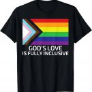 God's Love Is Fully Inclusive LGBTQIA+ Gay Pride Christian T-Shirt