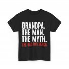 Grandfather T-shirt, Grandpa The Myth Father's Day Men Vintage Shirt Grandfather T-shirt, Grandpa The Myth Father's Day Men Vintage Shirt