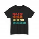 Grandfather T-shirt, Pop-Pop The Myth The Legend Grandpa Father's Day Men Shirt