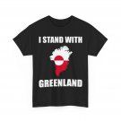 Greenland Map Flag Shirt, I Stand With Greenland Women Men Greenland Lover Shirt