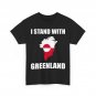 Greenland Map Flag Shirt, I Stand With Greenland Women Men Greenland Lover Shirt