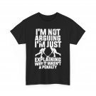 Hockey Player T-Shirt, Arguing Penalty Ice Hockey Lovers Funny Shirt