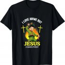I Love Anime But Jesus Comes First - Christian Japan Sword T-Shirt I Love Anime But Jesus Comes First - Christian Japan Sword T-Shirt