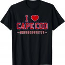 I Love Cape Cod Massachusetts T-Shirt