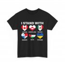 I Stand With Canada Greenland Mexico Panama Gaza Ukraine Women Men Shirt