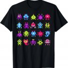 INVADERS Shirt I Love 80s Retro 8 Bit Pixel Space Monsters T-Shirt