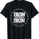 Iron Sharpens Iron Proverbs 27_17 Christian workout T-Shirt