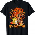 It's Fall Y'All American Great Dane Dog Lovers Thanksgiving T-Shirt