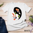 Japanese Yin Yang Koi Fish Design Koi Pond Meditation Premium Unisex T-shirt Japanese Yin Yang Koi Fish Design Koi Pond Meditation Premium Unisex T-shirt