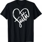 Jesus Faith heart Christian womens graphic tees T-Shirt Jesus Faith heart Christian womens graphic tees T-Shirt