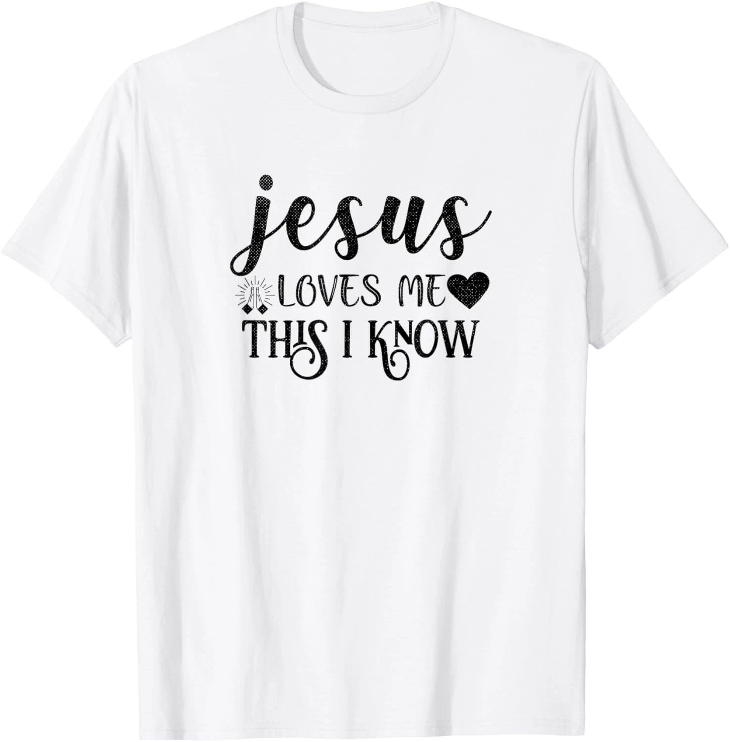 Jesus Loves Me This I Know Christ Religious Christian T-Shirt