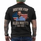 Justice for Alex Pretti Shirt In Memory of Alex Pretti American Flag ON BACK Tee Justice for Alex Pretti Shirt In Memory of Alex Pretti American Flag ON BACK Tee