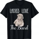 Ladies Love The Beard Soft Coated Wheaten Terrier T-Shirt Ladies Love The Beard Soft Coated Wheaten Terrier T-Shirt