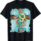 Leopard Western Faith Cross Jesus Christ Christian Cowgirl T-Shirt