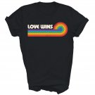 Love Wins Gay Pride LGBT Ally Rainbow Unisex Shirt Gift