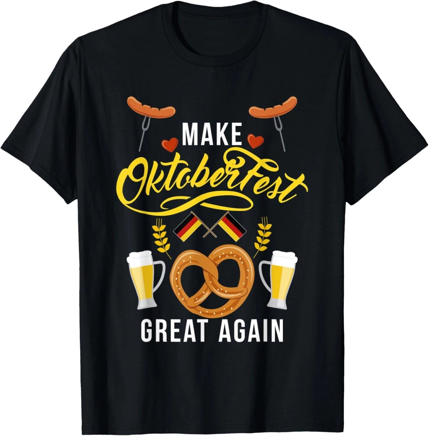 Make Oktoberfest Great Again Funny Beer German Celebrate T-Shirt
