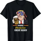 Make Oktoberfest Great Again Funny Trump Oktober Prost Beer T-Shirt