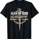 Man Of God Husband Dad Gramps Christian Lover T-Shirt