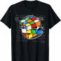 Melting Cube Speed Cubing Vintage Puzzle Youth Math T-Shirt
