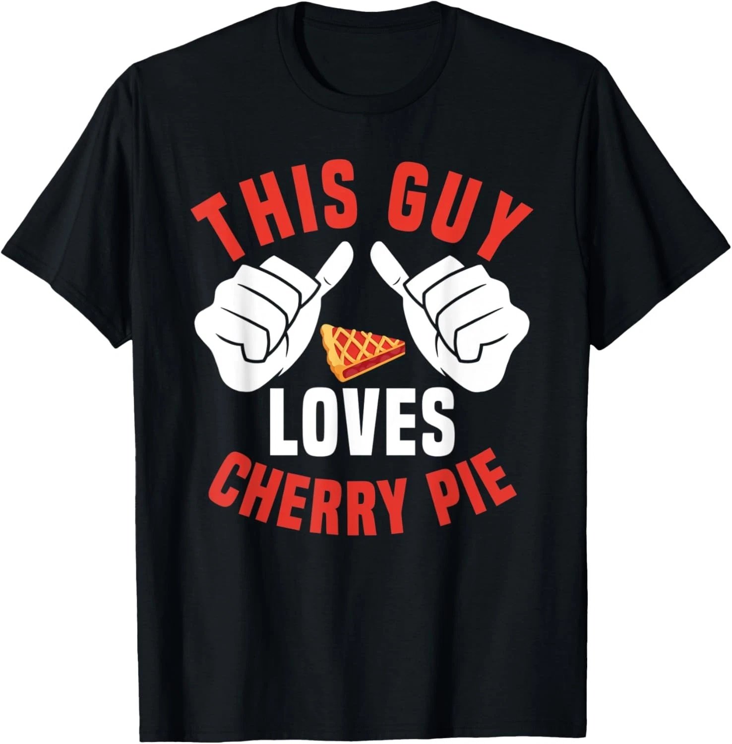 Mens Great Cherry Pie Lover Apparel Bake Cake Men T-Shirt