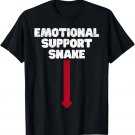 Mens Offensive Emotional Support Snake Adult Humor T-Shirt