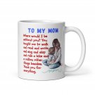Mom Birthday Present, Mothers Day Gifts, Unique Ceramic Glassware for Birthday